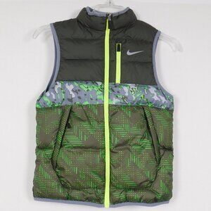 Nike Camo Reversible Puffer Vest Boy's M (121425)